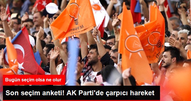 Son Seçim Anketi: AK Parti'nin Oy Oranı Yüzde ...