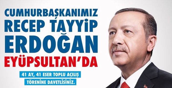 Cumhurbaşkanı Erdoğan, Eyüpsultan'da