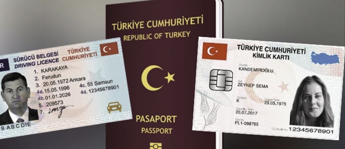 Kimlik, pasaport ve sürücü belgelerinin ücretleri belli oldu