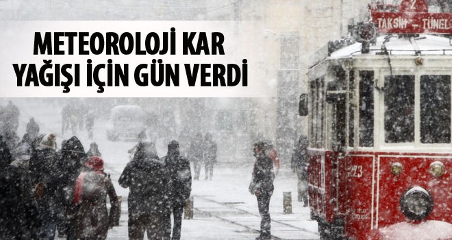 KAR GELİYOR