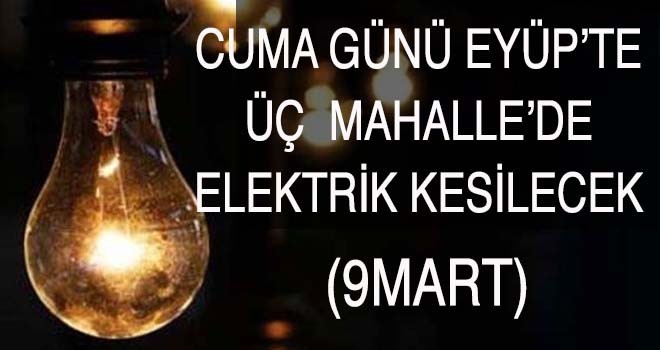 ELEKTRİK KESİNTİSİ