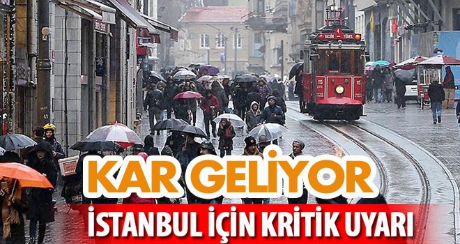 İstanbul'da Hafta Sonuna Dikkat!