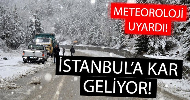 İstanbul'da Önce Yağmur Sonra Kar