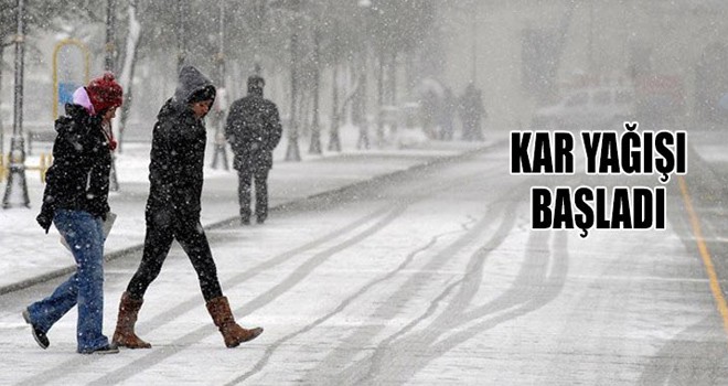 İstanbul'a kar yağışı başladı...