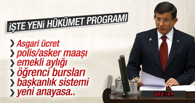 Başbakan 64. hükümet programını açıkladı