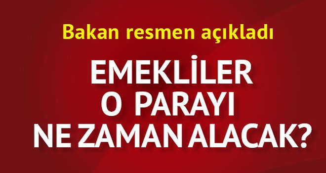 Çalışma Bakanı Soylu'dan önemli emekli açıklaması