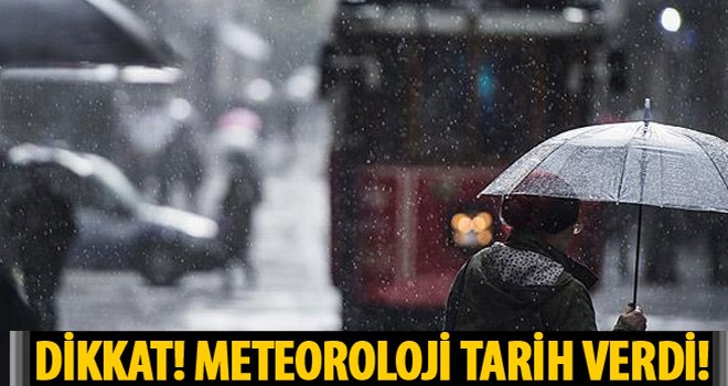 Meteoroloji'den İstanbul'a 'hafta sonu' uyarısı