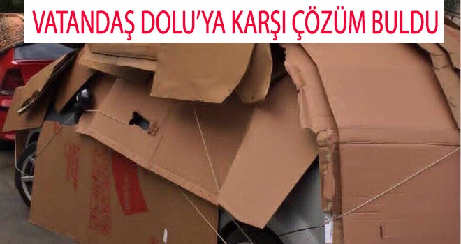 VATANDAŞ DOLU’YA KARŞI ÇÖZÜM BULDU