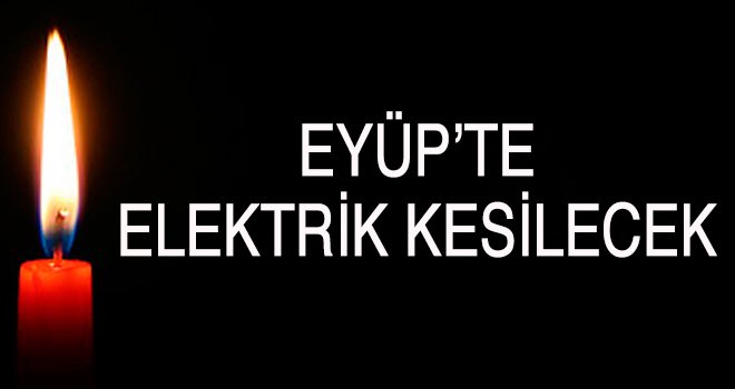 Elektrik kesilecek