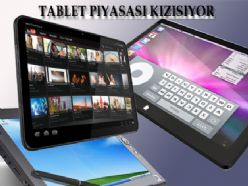 Tablet PC piyasası hareketlendi.