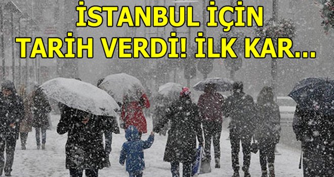 İstanbul'a ilk kar ne zaman yağacak?