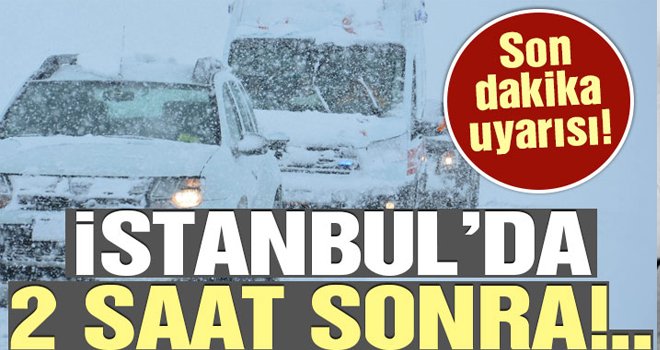 İstanbul’da sabaha kadar kar yağışı devam edecek