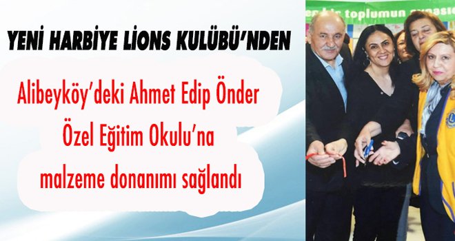 LİONS KULÜBÜ’NDEN EYÜP OKULUNA MALZEME YARDIMI