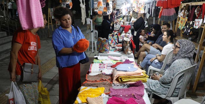 El Emeği Ürünleri Gece Pazarları açıldı