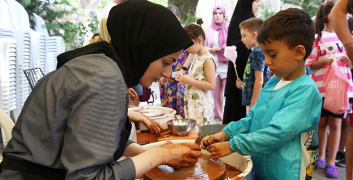 Eyüpsultan’ın çocukları sanatla buluşuyor