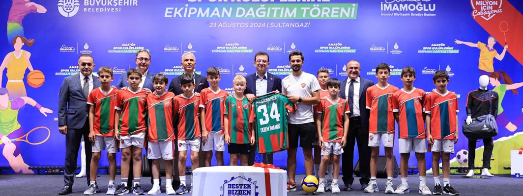 İBB 1350 AMATÖR SPOR KULÜBÜNE, 61 MİLYON TL DEĞERİNDE EKİPMAN DAĞITIMINA BAŞLADI