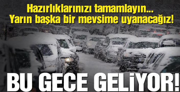 Kar geliyor!